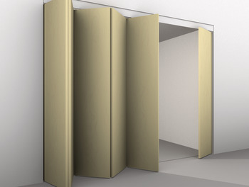 Fitting Set, for Folding Interior Doors, Hawa-Variofold 80/H