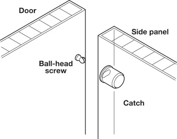 Ball Catch, for Press Fitting
