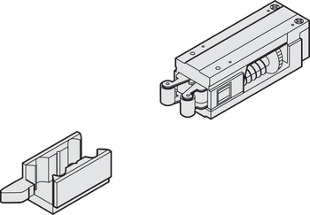 Interlocking hold-open device, for guide rail G 96 GSR, Dorma
