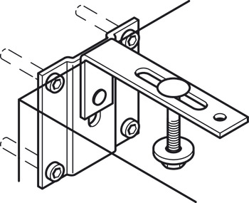Bed Fitting Set, for Side Mounting Beds, Foldaway Bed Fittings
