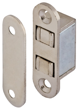 Magnetic Catch, Pull 4.0 kg, for Recess Mounting, Square