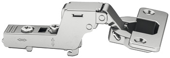 Concealed Cup Hinge, 110° Standard, for 14 - 22 mm Thick Doors, Inset Mounting, Häfele Metalla 310