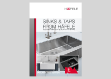 Sinks and Taps from Hafele 2023