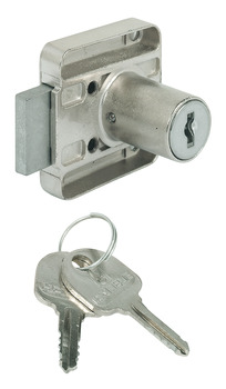 Roller shutter rim lock Ø 18 mm cylinder 24.5 mm backset