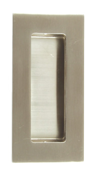 Pull Handle, Flush, 100 x 50 mm, Stainless Steel