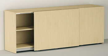 Complete Fitting Set, for Sliding Cabinet Doors, Hawa Frontino 20 H FS