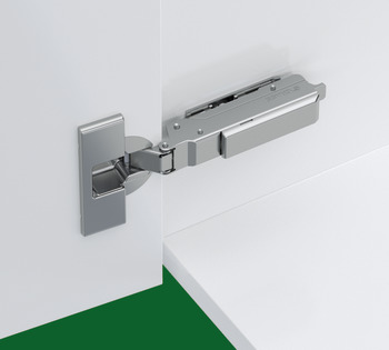 Concealed Cup Hinge, 95° Standard, for Up to 28 mm Thick Doors, Full Overlay Plus, Click on Arm, Tiomos