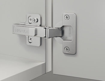 Concealed Cup Hinge, 110° Standard, for up to 26 mm Thick Doors, Inset Mounting, Häfele Metalla 310