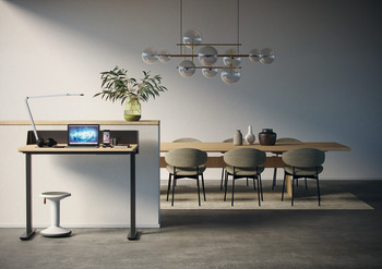 Desktop, Häfele JobTisch for home office workspaces