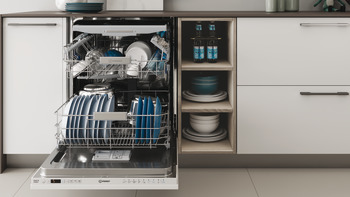 Dishwasher, Fully Integrated, 14 place settings, Indesit