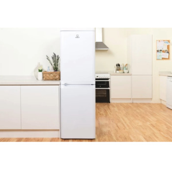 Fridge Freezer, Freestanding, 50/50, Indesit IBD5517 W UK1