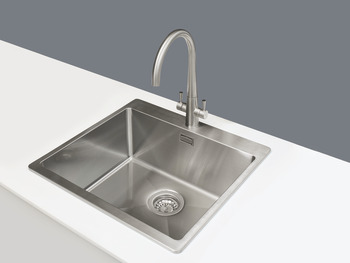 Sink, Stainless Steel 1.0 Bowl Top-mount, Häfele Lido
