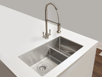 Sink, Stainless Steel 1.5 Bowl, Häfele Lido