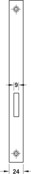 Profile Cylinder Lock, Mortice Deadlock, for Flush Doors, Stainless Steel, Startec