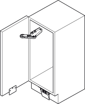 Foot Operated Door Opener, for Hinged Door Cabinets, Hailo