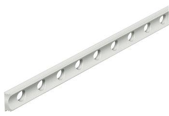 Shelf Support Strip, for Knocking into 9.5 x 4 mm Groove, Plastic