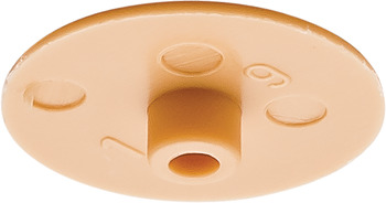 Cover cap, For Häfele Minifix<sup>®</sup> 15 without rim, from wood thickness 15 mm
