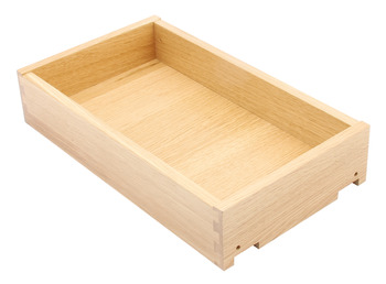 Solid Oak Drawer, Height 90-185 mm, Fully Assembled, for In-Frame Applications