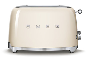 Toaster, Two Slice with Two Large Slots, Smeg 50's Style