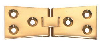 Butt Hinge, Counter Flap, 76 x 25 mm, Brass