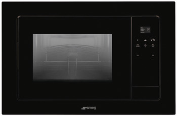Microwave Oven, Built in, with Electric Grill, 850 W, Smeg Linea