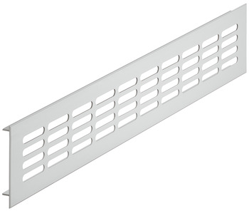 Ventilation Grille, for Recess Mounting, Height 100 mm, Recessed Height 86 mm, Flange Depth 15 mm
