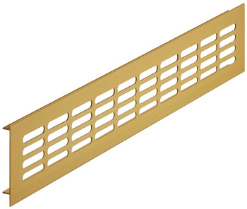 Ventilation Grille, for Recess Mounting, Height 60 mm, Flange Depth 15 mm