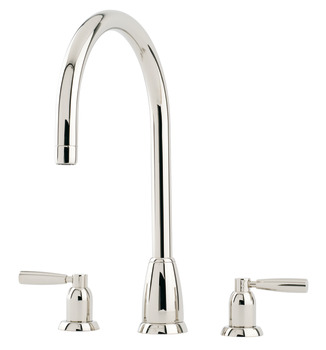 Tap, Contemporary Dual Lever Monobloc For 3 Holes, Perrin and Rowe Callisto