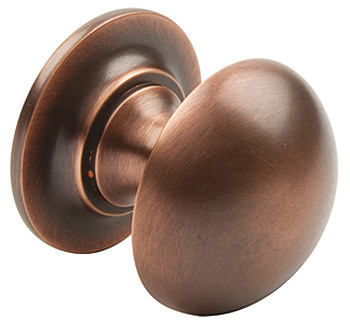 Furniture knob, Brass, Ø 31-38 mm