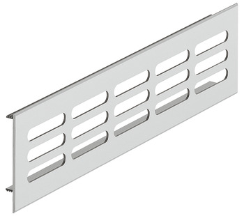 Ventilation Grille, for Recess Mounting, Height 80 mm, Recessed Height 66 mm, Flange Depth 15 mm