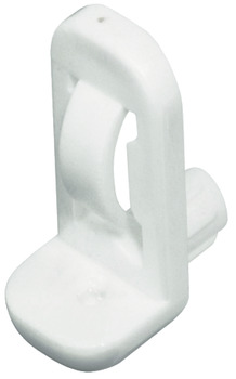 Shelf support, For glass shelves, for plug fitting into drill hole Ø 5 mm