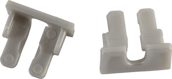 End cap for aluminium profile, For aluminium profile for under unit mounting, for LED 2013/2015