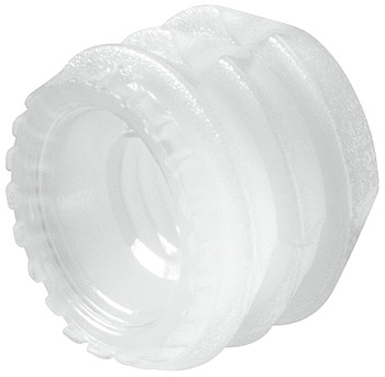 Glue-In Sleeve, M4 - M8 Internal Thread, Plastic, with Grooves for Glue