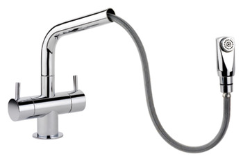 Tap, Dual Lever, Pull Out Spray, Rangemaster Aquapro