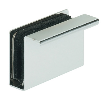 Counterplate, with Finger Pull, for Magnetic Pressure Catches and for Glass Doors