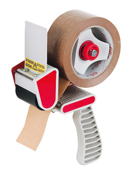 Hand dispenser, for packaging tapes up to 50 mm wide