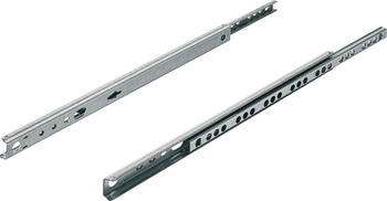 Ball bearing runners, Single extension, load bearing capacity up to 10 kg