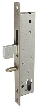 Hookbolt Lock Case, Mortice Cylinder, for Narrow Stile Doors