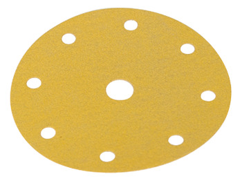 Abrasive Disc, Ø 150 mm, 9 Holes, Velcro Backing, Mirka