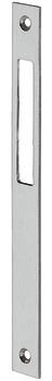 Strike Plate, 245 x 24 mm, 3 mm Thick, Stainless Steel