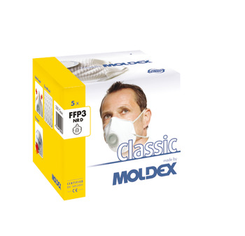 Dust Mask, Disposable, with FFP3 Protection, Moldex 2555