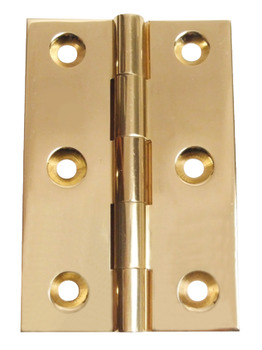 Butt Hinge, Unwashered, 75 x 51 mm, Brass