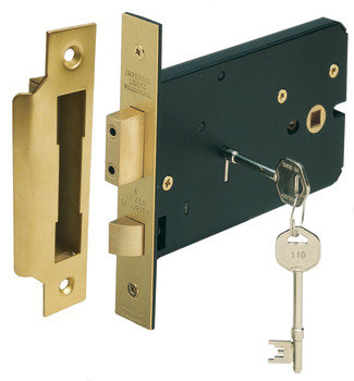Mortise lock, for hinged doors, Startec, grade 3, bathroom/WC