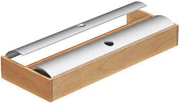 Foil holder, beech, lacquered, accessories for perforated board and drawer insert