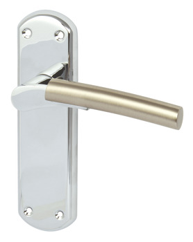 Lever Handles, on Backplates for Latch, Zinc Alloy, Arkles