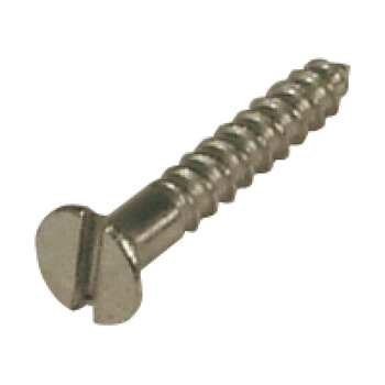 Wood screw, DIN 97, countersunk head, flat blade, steel