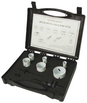 Holesaw, Electrician's Kit