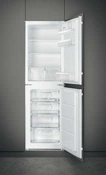 Fridge-Freezer, Built-in, In Column, Total Capacity 269 Litres, Smeg Cucina