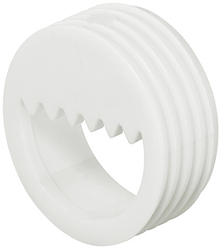 Suspension Fitting, Half-Circle Aperture with Serrated Edge, for Use With Pan Head Screws