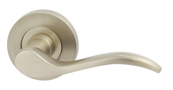 Lever Handles, on Round Rose, Zinc Alloy, Sywell
